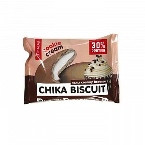 Протеиновое бисквитное печенье 50г Chika Biscuit сливочный брауни Chikalab