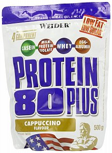 Weider Protein 80+ Каппучино 500 г