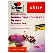 Доппельгерц актив чай антиоксидантный Бузина (витамин С+цинк) порошок 10 шт. Доппельгерц актив чай антиоксидантный Бузина (витамин С+цинк) порошок 10 шт.