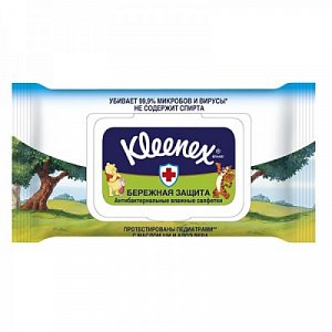 Kleenex Disney Салфетки влажные Антибактериальные 40 шт.