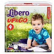 Libero Подгузники-трусики Up&Go гига Maxi 7-11 кг 74 шт. Libero Подгузники-трусики Up&Go гига Maxi 7-11 кг 74 шт.