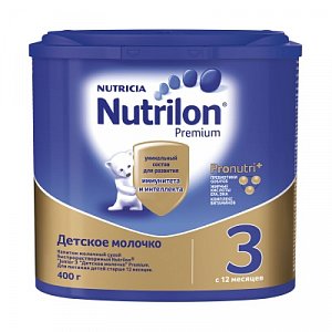 Nutrilon 3 Premium Молочная смесь с 12 мес. 400 г