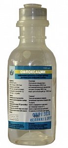 Офлоксацин раствор для инфузий 2 мг/мл флакон 100 мл Келун-Казфарм ТОО