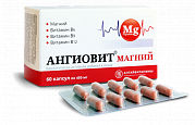 Ангиовит-магний капсулы 450 мг 60 шт. Ангиовит-магний капсулы 450 мг 60 шт.