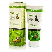 FarmStay Пенка очищающая с экстрактом улитки Pure Cleansing Foam Snail 180 мл FarmStay Пенка очищающая с экстрактом улитки Pure Cleansing Foam Snail 180 мл