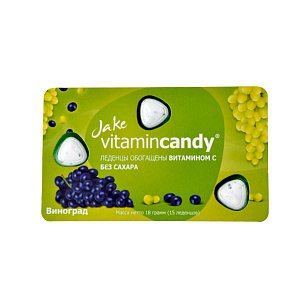 Леденцы джейк виноградля витс б/сах №15