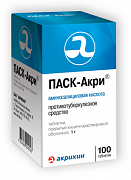 ПАСК-Акри таблетки покрытые кишечнорастворимой оболочкой 1 г 100 шт. ПАСК-Акри