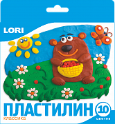 Lori Набор пластилина Классика 10 цветов без европодвеса