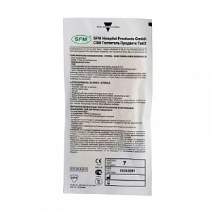 Перчатки хирургические стерильные размер 7 50 шт.