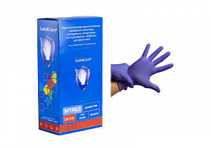 Перчатки SC нитриловые неопудренные смотровые фиолетовые р. S 100 шт. (50 пар)