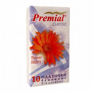 Премиал Платки носовые 6 шт.