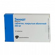 Зиннат таблетки покрытые оболочкой 250 мг 10 шт. Зиннат таблетки покрытые оболочкой 250 мг 10 шт.