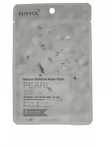 Eunyul Маска тканевая для лица с жемчугом 22 мл Natural Moisture Mask Pack Pearl