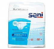 Seni Super Подгузники для взрослых р.M 10шт. (75-110см)