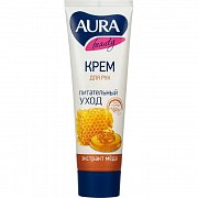 Aura Крем для рук Питательный с Д-пантенолом и экстрактом меда 75мл