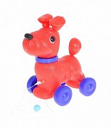 Огонек Каталка Собака Тобик С-1352(С-977) пластик