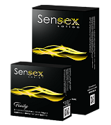 Sensex Презервативы фрути с запахом фруктов оранж 3 шт.