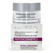 Кора Крем для лица дневной матирующий для жирной и комбинированной кожи 50 мл