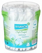 Клинса Ватные палочки 100 шт. Клинса Ватные палочки 100 шт.