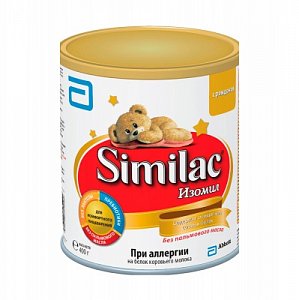 Similac Молочная смесь Изомил на основе изолята белков сои 0+ 400 г