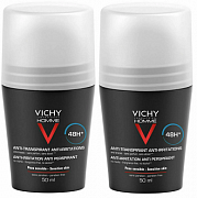 Vichy Набор Homme Дезодорант шариковый 48 ч для чувств. кожи 50 мл 2шт