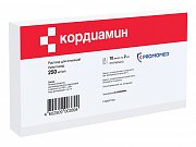 Кордиамин раствор для инъекций 25% ампулы 2 мл 10 шт. Кордиамин