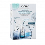 Vichy Промо набор Mineral89 Гель-сыворотка 50 мл+Термальная вода 50 мл+ подарок AqualiaThermal Крем легкий 15 мл