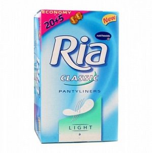 Ria Classic Прокладки ежедневные Light 25 шт/