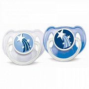 Avent Пустышка ночная силиконовая 6-18мес. 2шт