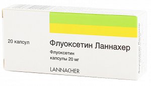 Флуоксетин Ланнахер капсулы 20 мг 20 шт.