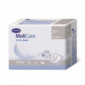 MoliCare Premium extra Soft Подгузники для взрослых р.XS 30 шт. (40-60см)