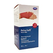 Peha-haft Бинт когезивный 4 м x 10 см Красный самофиксирующийся без латекса Peha-haft Бинт когезивный