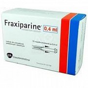 Фраксипарин шприц 9500МЕ 0,4мл 10шт