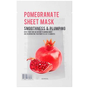 Eunyul Маска тканевая для лица с гранатом 22 мл Pomegranate Sheet Mask