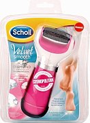 Scholl Пилка Velvet smooth электрическая роликовая Розовая