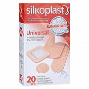 Silkoplast Пластырь универсальный влагостойкий 20 шт. Silkoplast Пластырь универсальный влагостойкий 20 шт.
