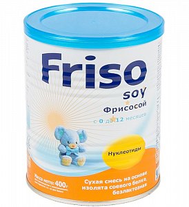 Friso Фрисосой Молочная смесь для детей с рождения до 12 месяцев 400 г