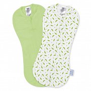 Summer Infant Конверт SwaddleMe пеленальный на молний 2 шт. Зеленый  Горошек Summer Infant Конверт SwaddleMe пеленальный на молний 2 шт. Зеленый  Горошек