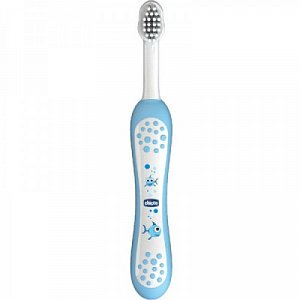 Chicco Зубная щетка детская желто-зеленая 1 шт.