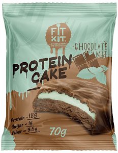 Протеиновое печенье 70г шоколад мята Chocolate Mint FIT KIT