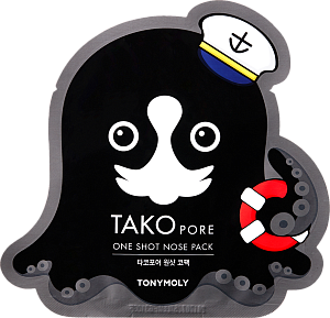 Tony Moly Патч для носа Tako Pore One Shot Nose Pack 1 шт.