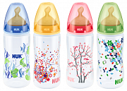 NUK Бутылочка First Choice Plus из полипропилена 300 мл с латексной соской р.1 M (0-6 мес.)