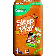 Pampers Подгузники Sleep&Play 7-18 кг Maxi 14 шт.