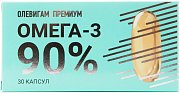 Олевигам Премиум Омега-3 90% капс 30 шт