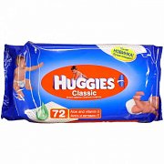 Huggies Влажные салфетки Wiper Classic 72 шт.