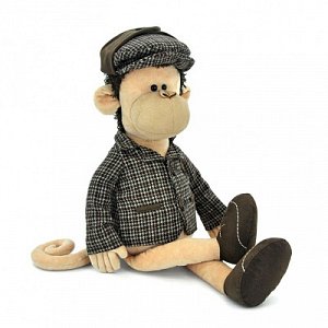 Orange Обезьянка Шерлок 35 см