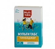 Мульти-табс тинейджер таблетки, вкус апельсин 60 шт