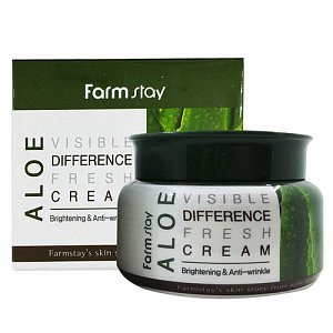 FarmStay Крем освежающий с алоэ 100 г Visible Difference Fresh Cream Aloe
