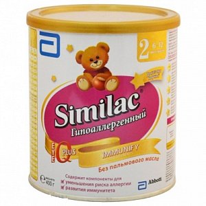 Similac Молочная смесь 2 Гипоаллергенная 6-12 мес. 400 г