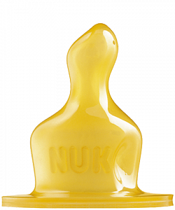 NUK Соска Classic латексная с воздушным клапаном для густой пищи L р.2 с 6 месяцев